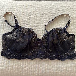 NWOT Felina lace unlined bra.  Size 38DD